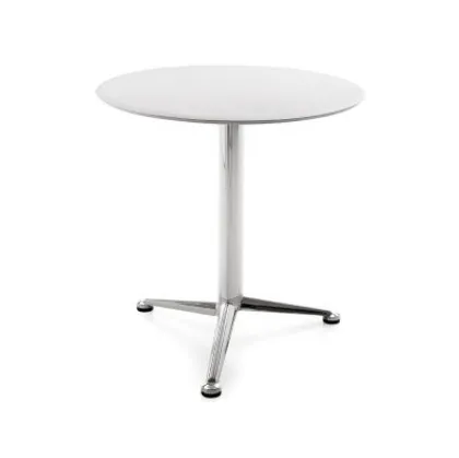 Tavolino Pod Table con top in polipropilene e base in alluminio di Infiniti