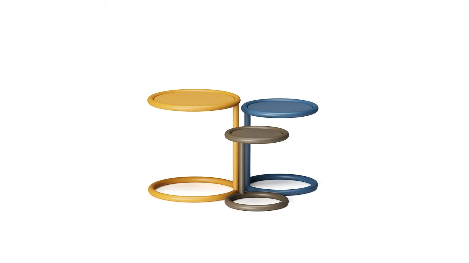 Tavolini con top in HPL Rim Side Table di Infiniti