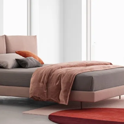 Letto moderno imbottito Icaro di Biba Salotti