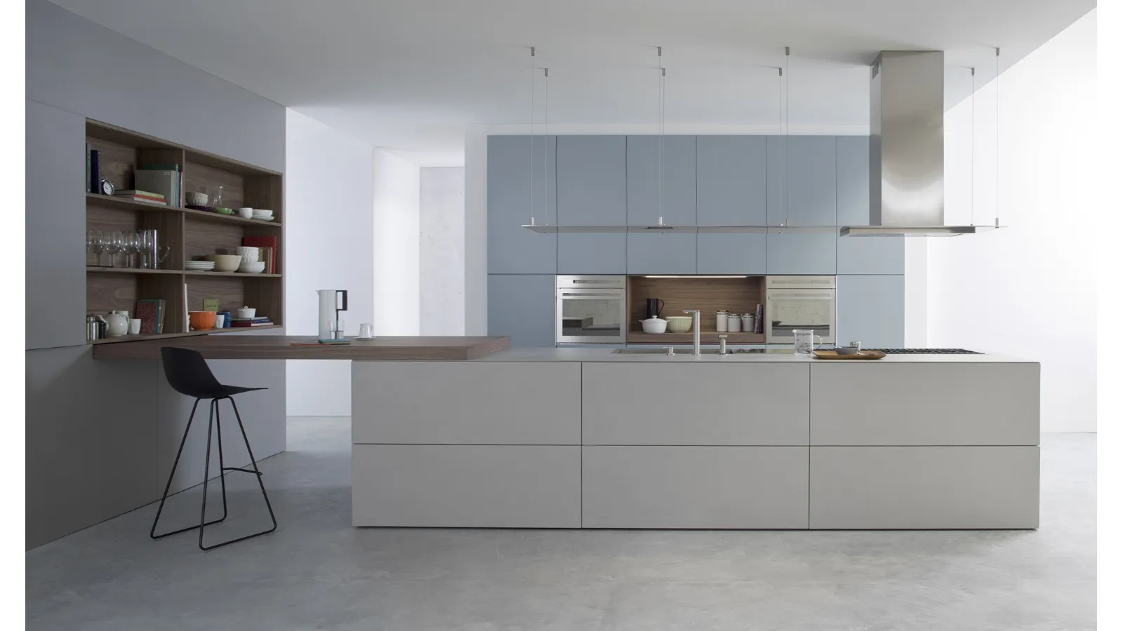 Cucina Design con penisola Surface di Key Cucine