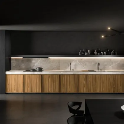 Cucina Design angolare Kuadra di Key Cucine