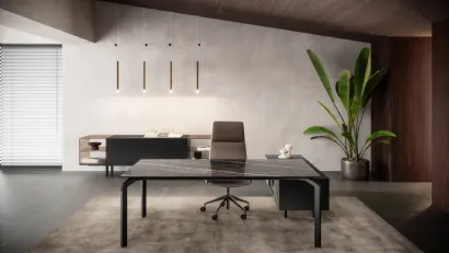 Scrivania Direzionale Yoga 2023 in Laminam di About Office